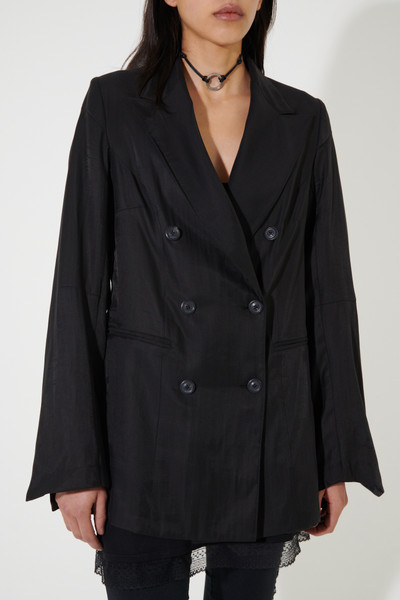 Our Legacy DB Flow Blazer Black Experienced Viscose outlook