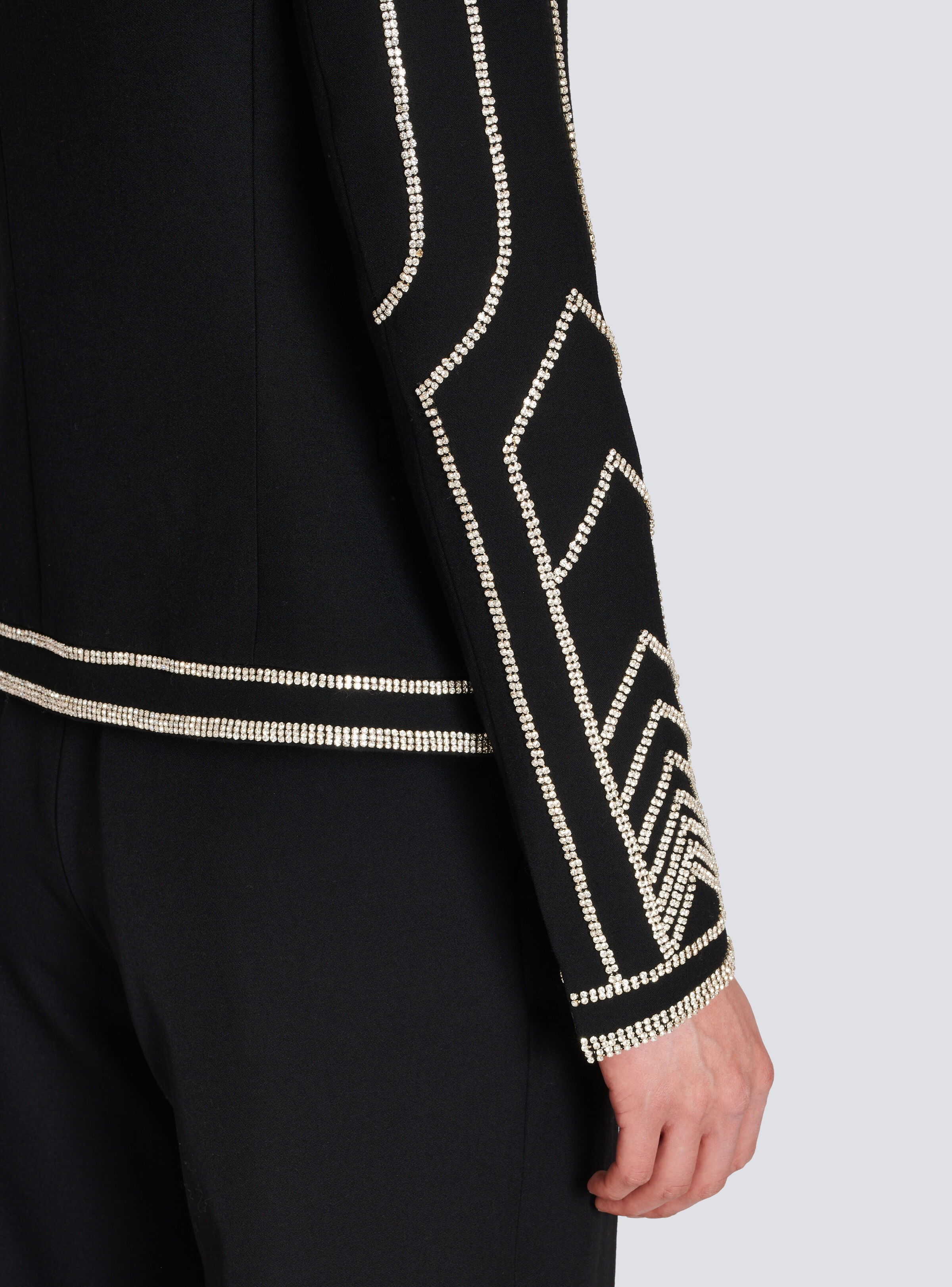 Embroidered wool jacket - 7