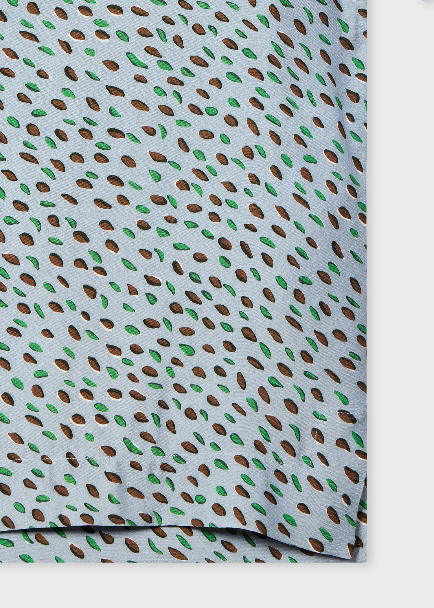 Light Blue 'Screen Dance' Print Short-Sleeve Shirt - 2