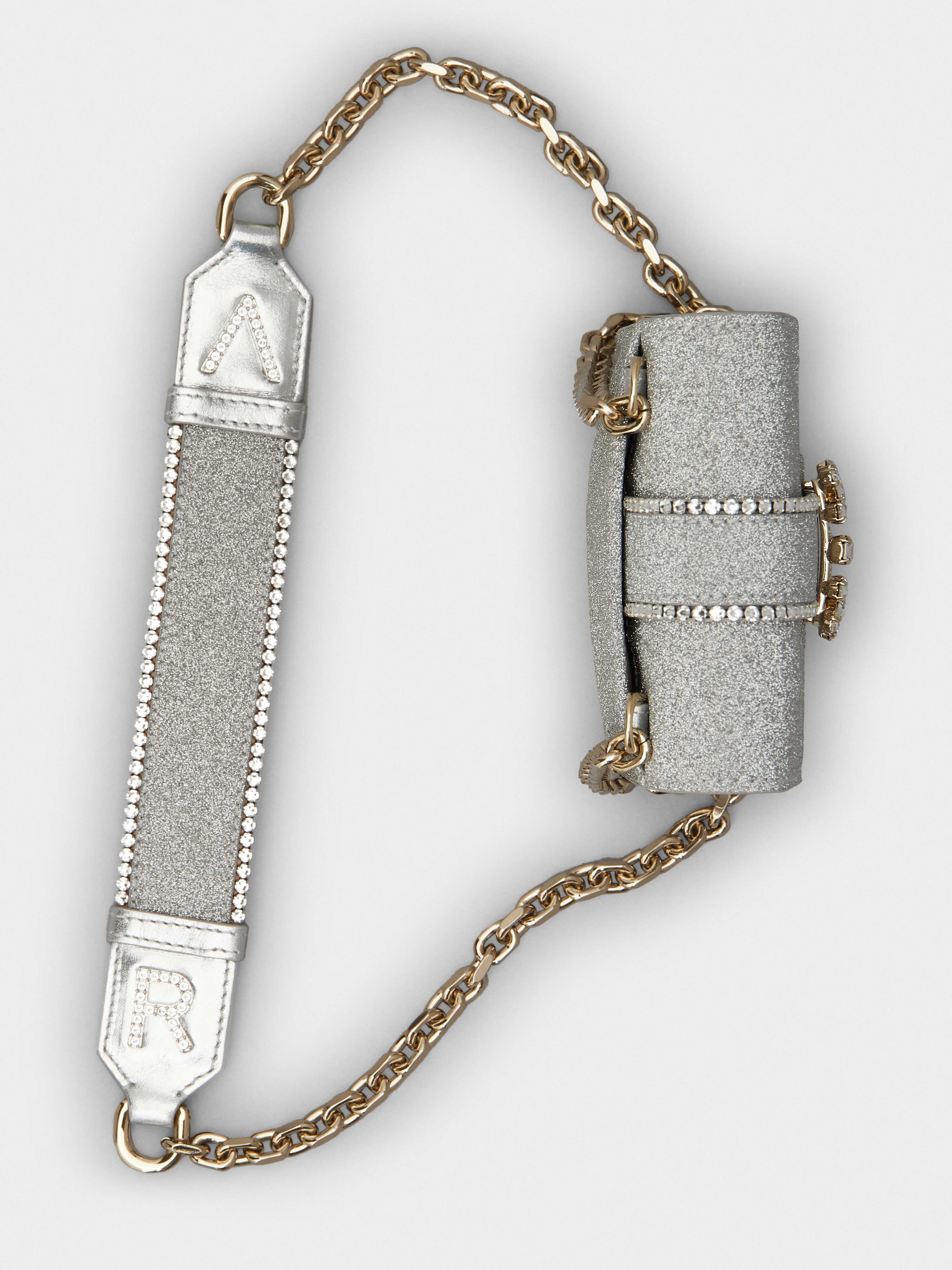 Miss Vivier Pocket Phone Holder in Fabric - 5