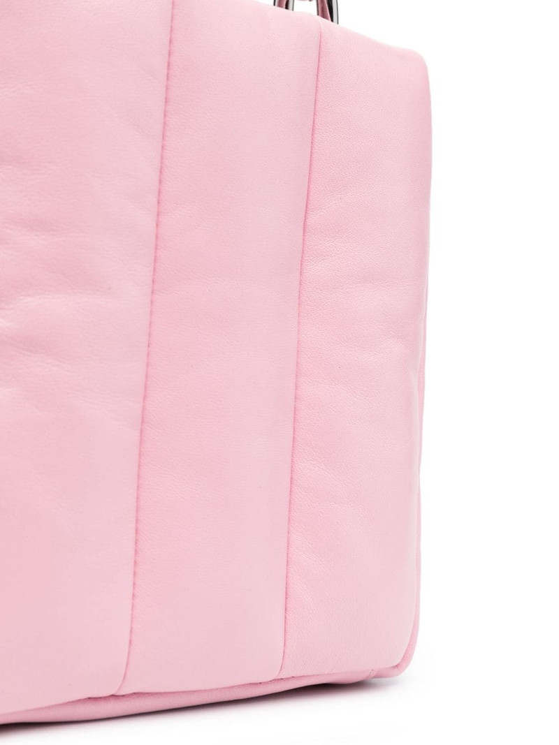 quilted leather tote bag 5