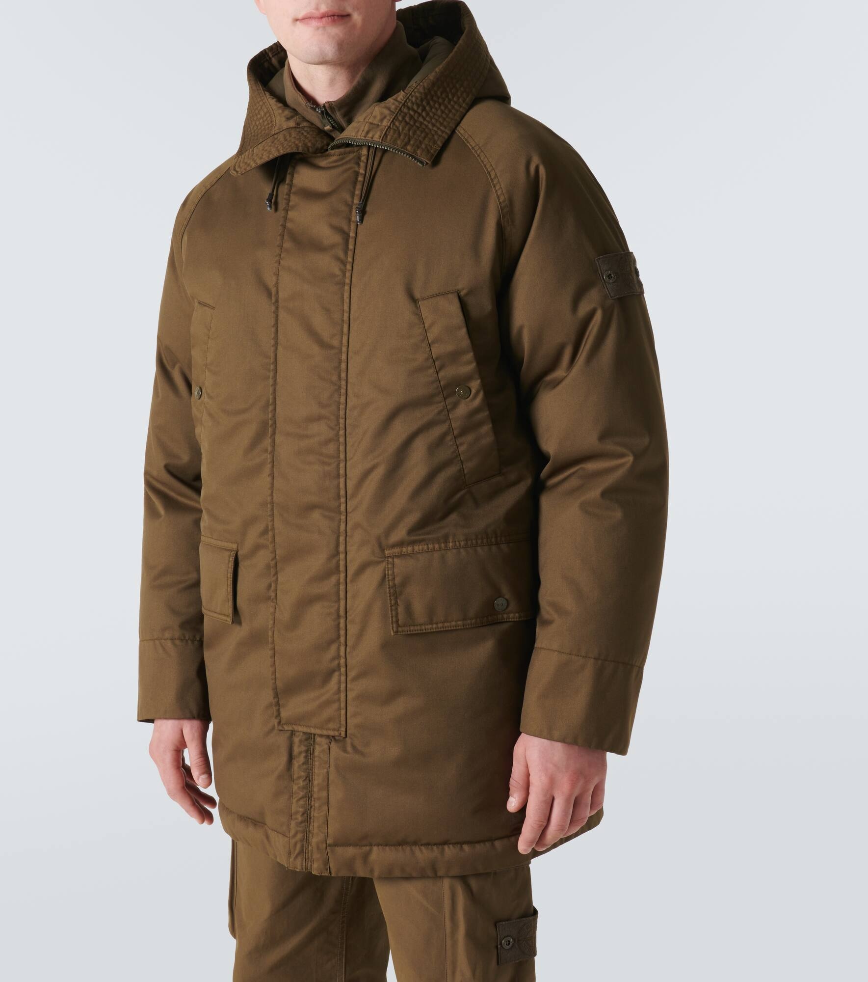 Ghost Compass virgin wool twill down jacket - 3