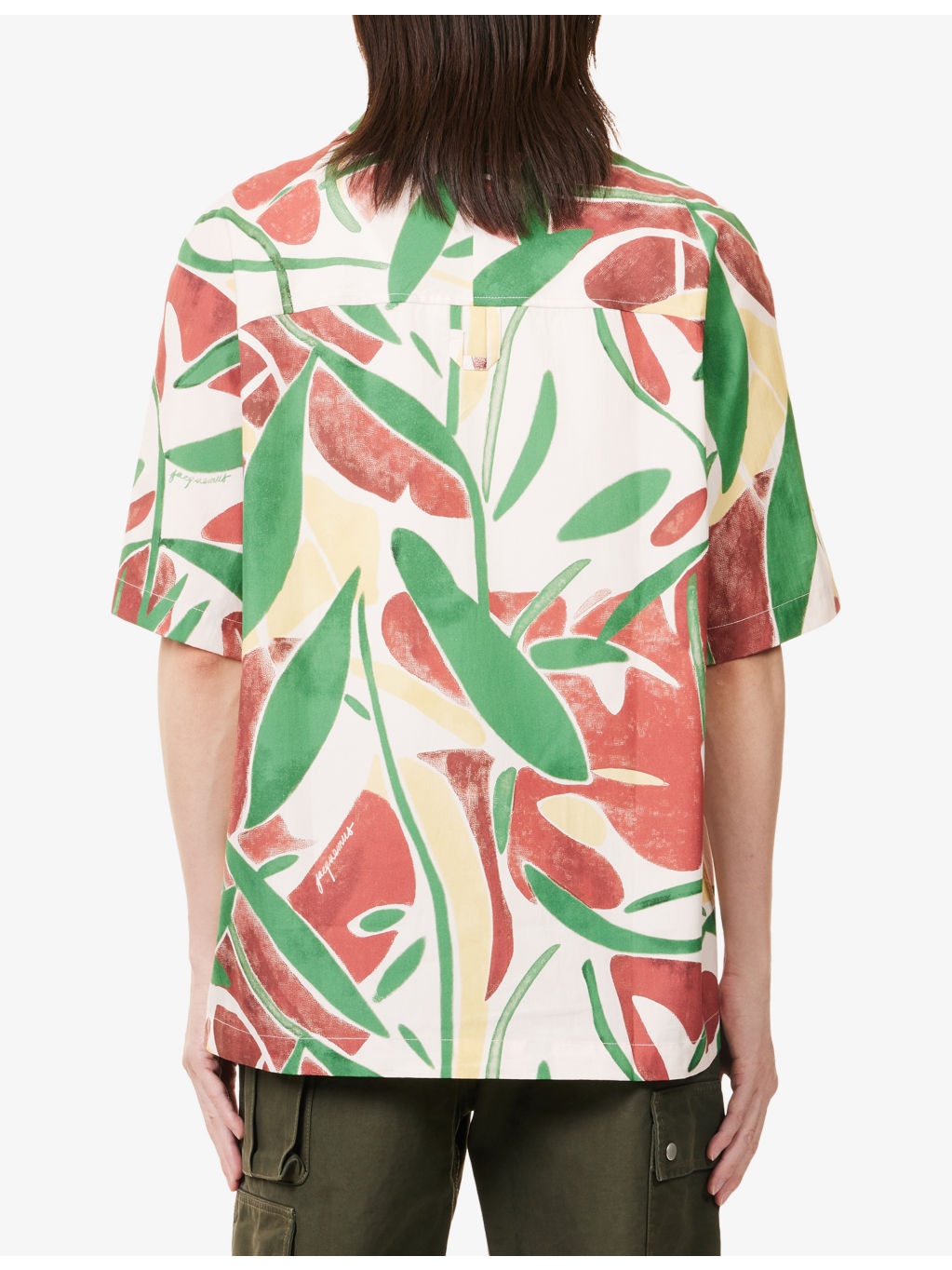 La Chemise Fonccio Graphic-print Cotton Shirt - 4