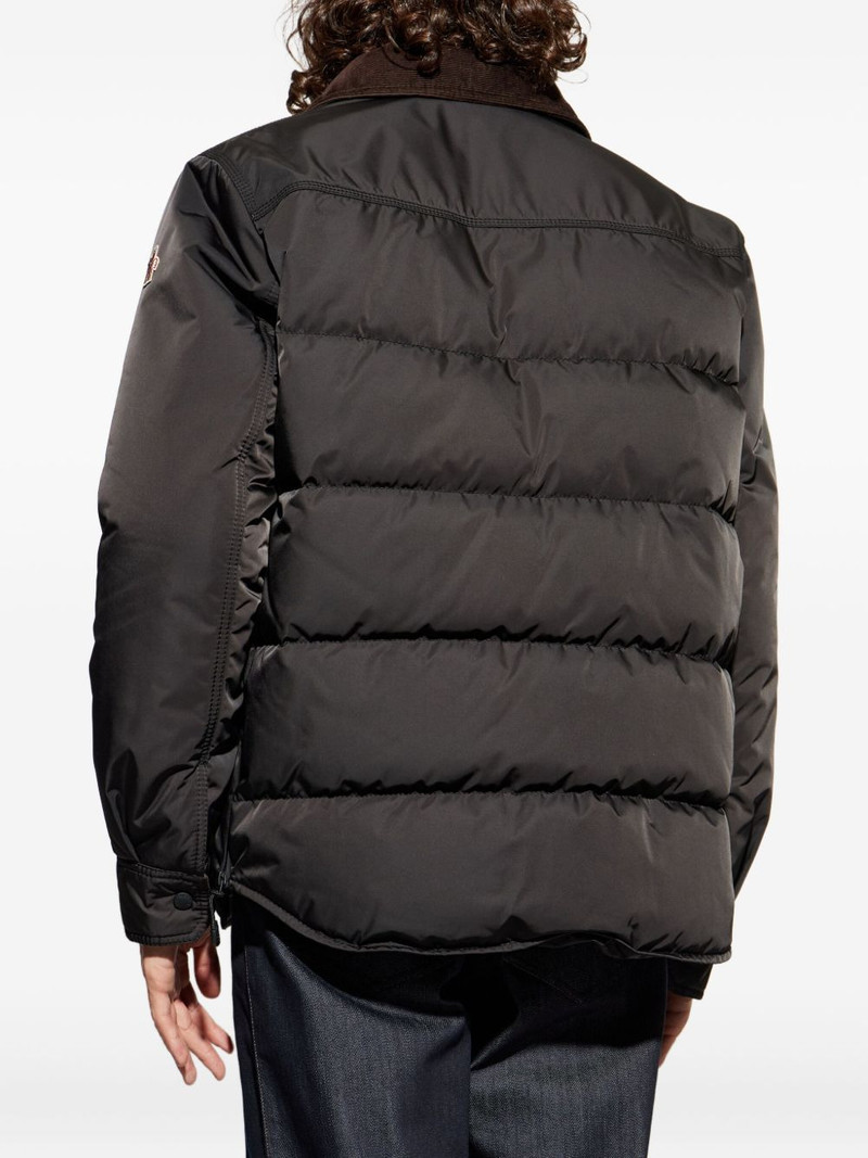 Waterton corduroy-collar padded jacket 4