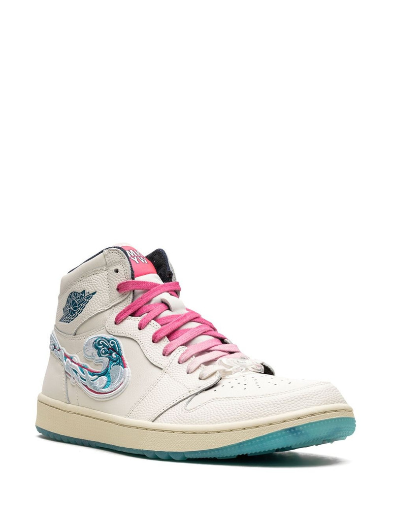 Jordan x Michelle Wie Air Jordan 1 High Golf "Pebble Beach" sneakers outlook