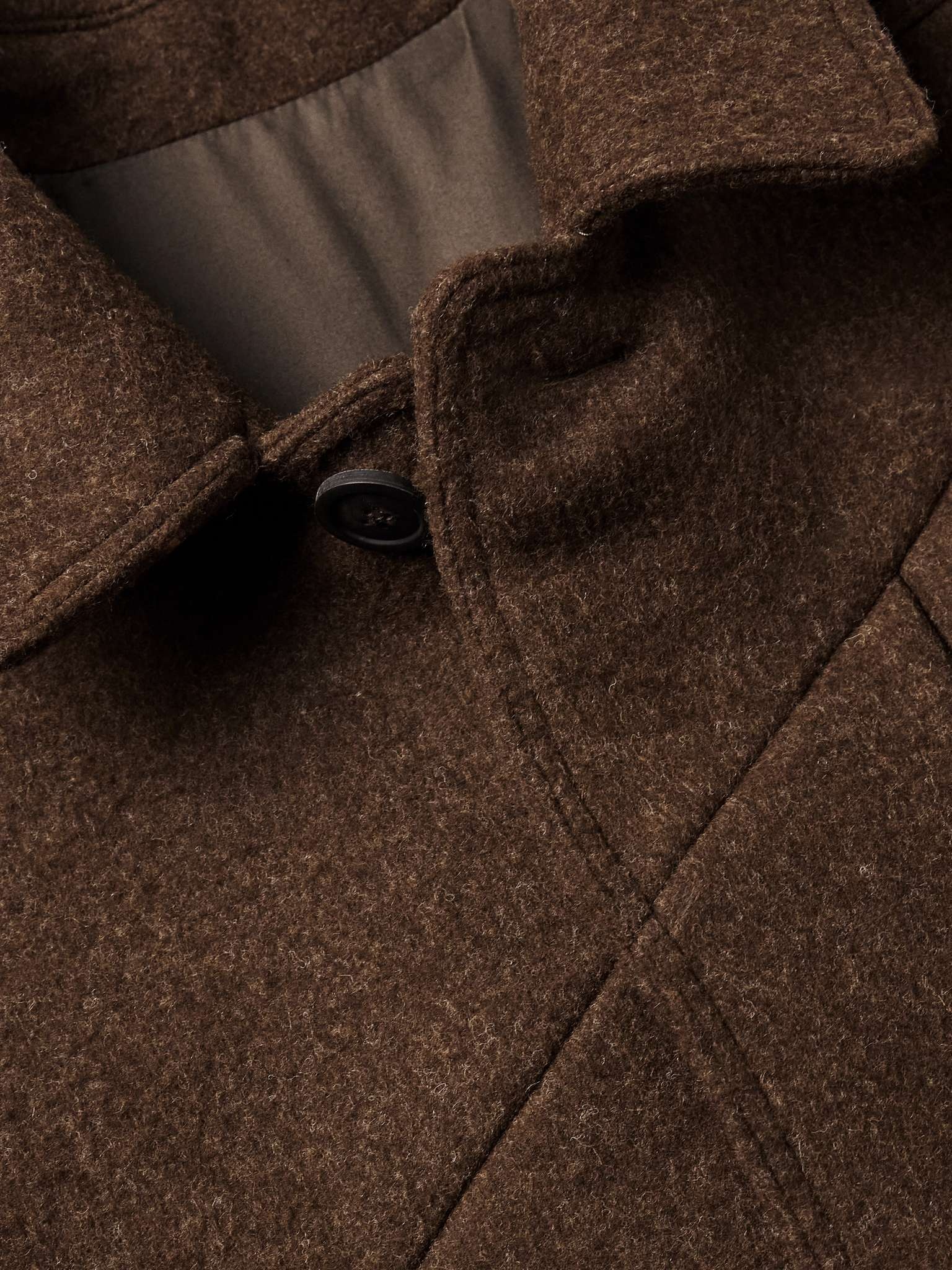 + Bonotto Oversized Melton Wool Coat - 6
