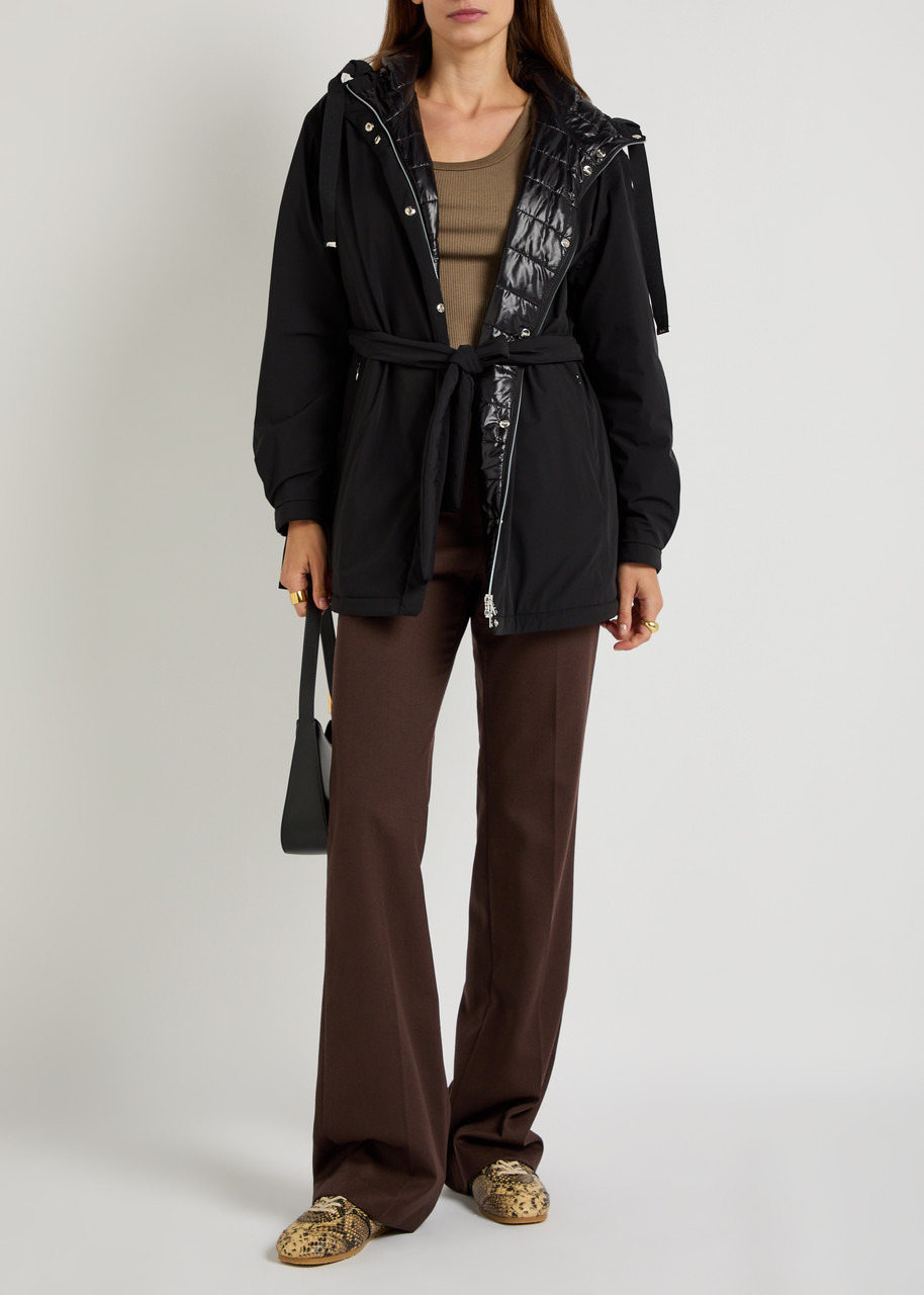 Herno Hooded Belted Shell Jacket - 4