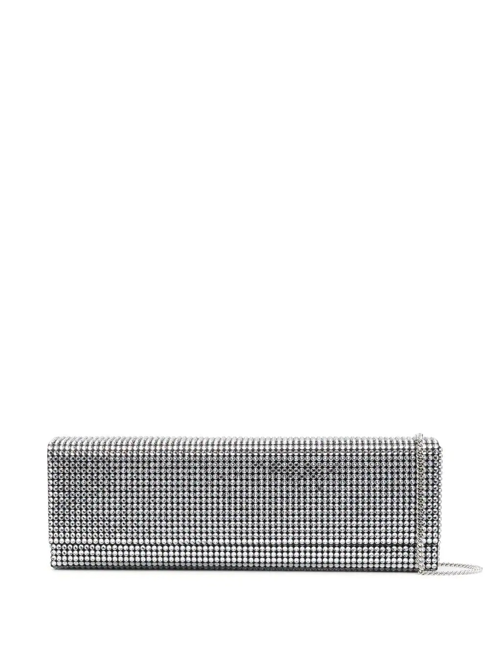 Paloma crystal-embellished clutch - 1