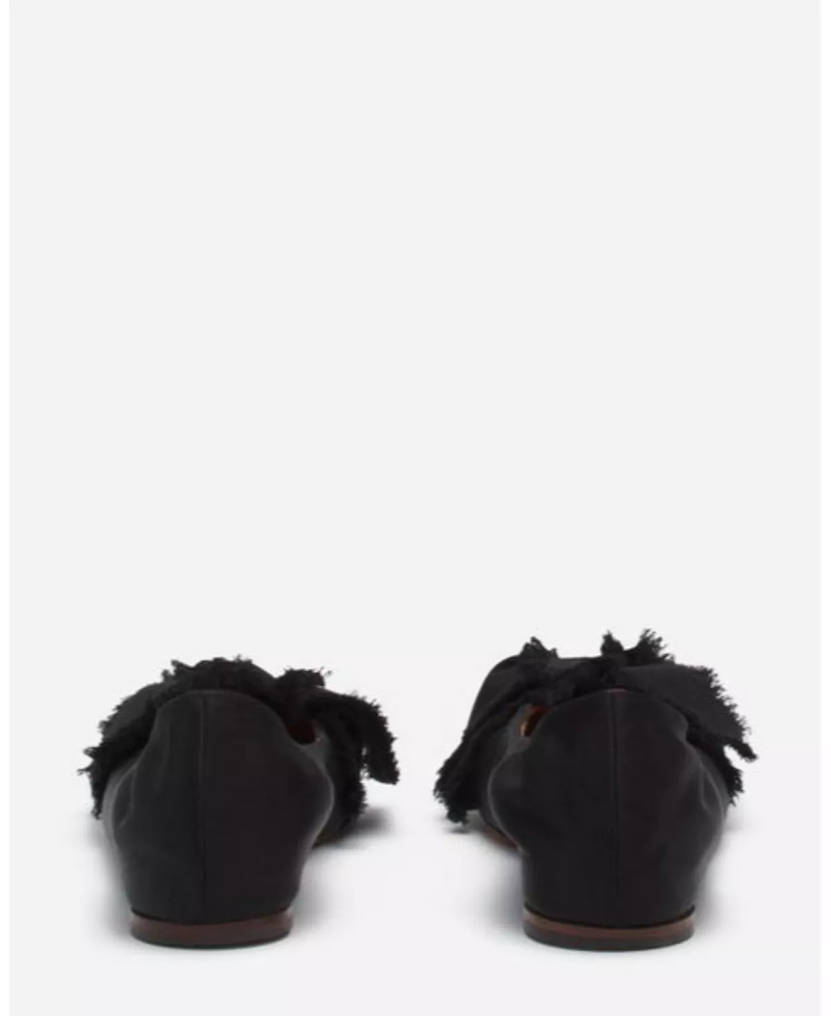 Women's Ballerina Flat with A Satin Bow - 5