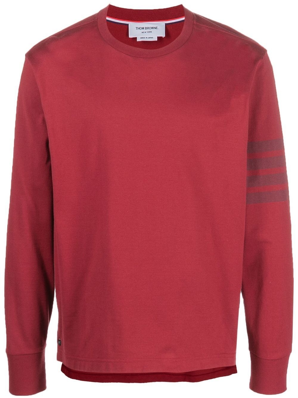 4-Bar stripe long-sleeve T-shirt - 1