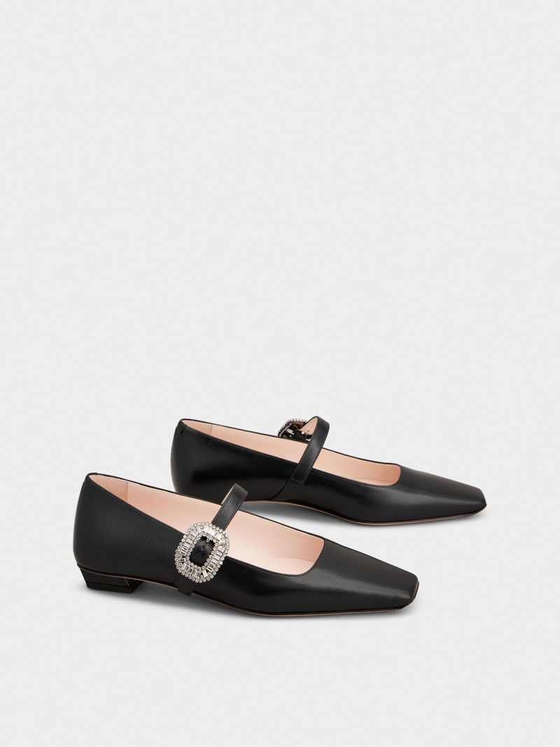 Belle Vivier Mary Janes in leather 2