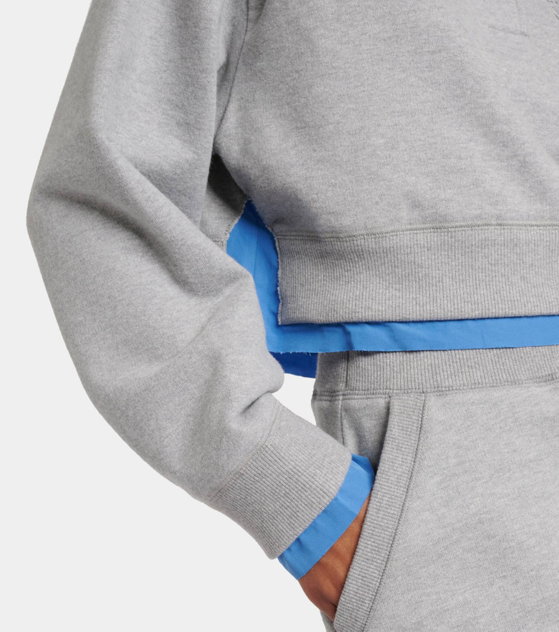 Cropped cotton polo sweater 5