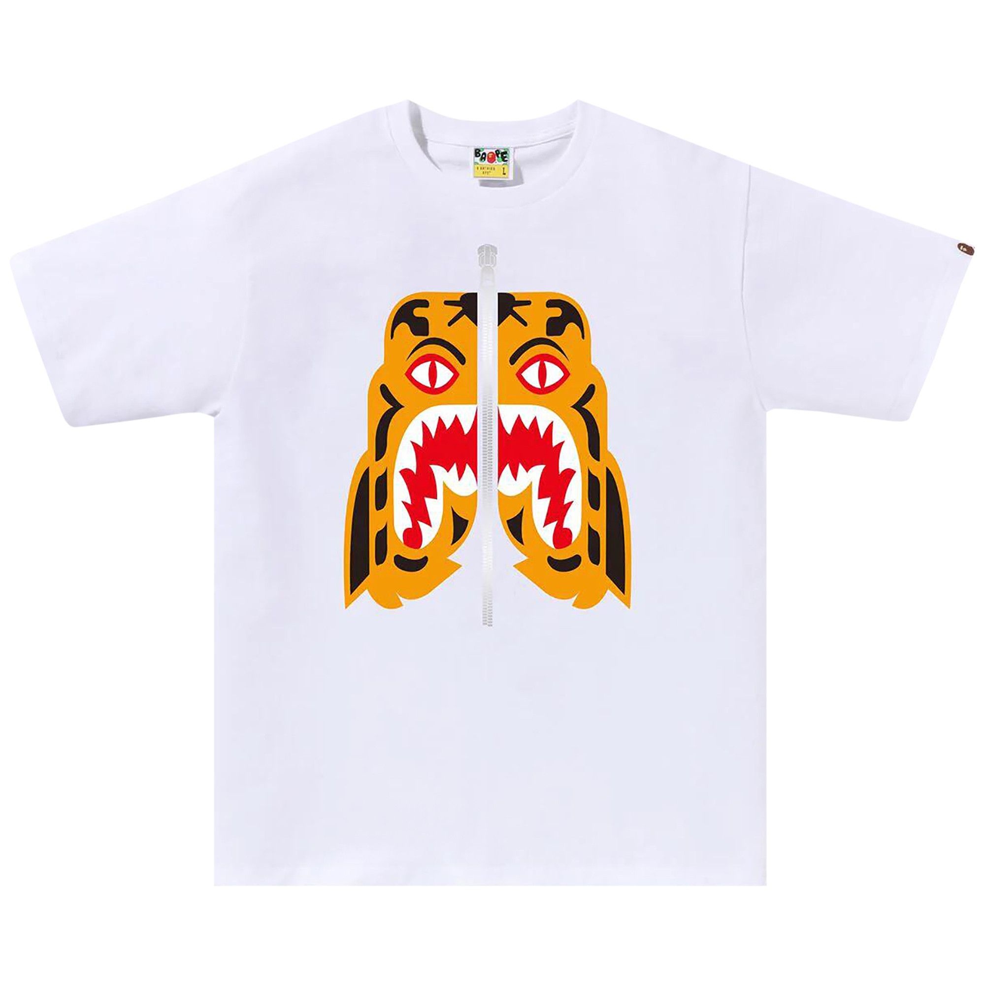 BAPE Tiger Tee 'White' - 1