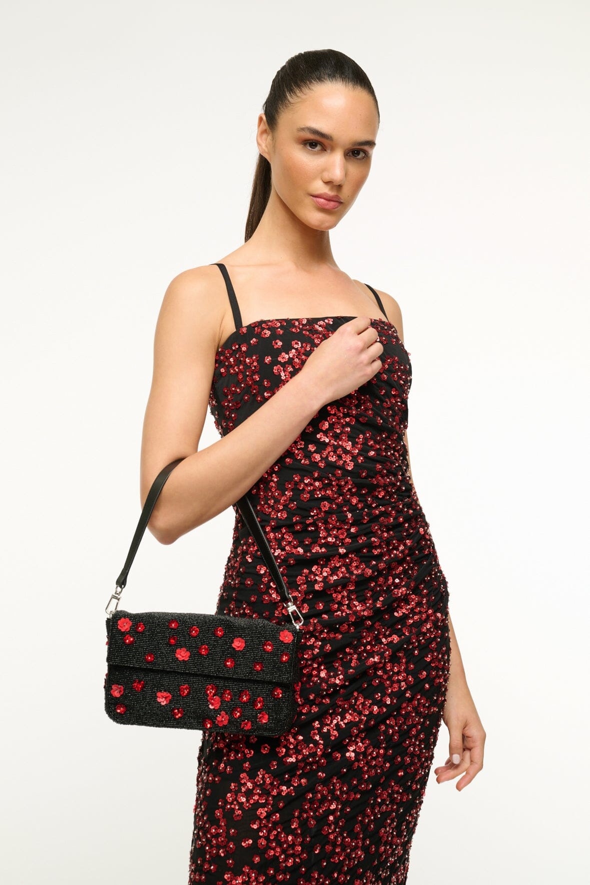 STAUD TIMMY SHOULDER BAG POPPY - 8