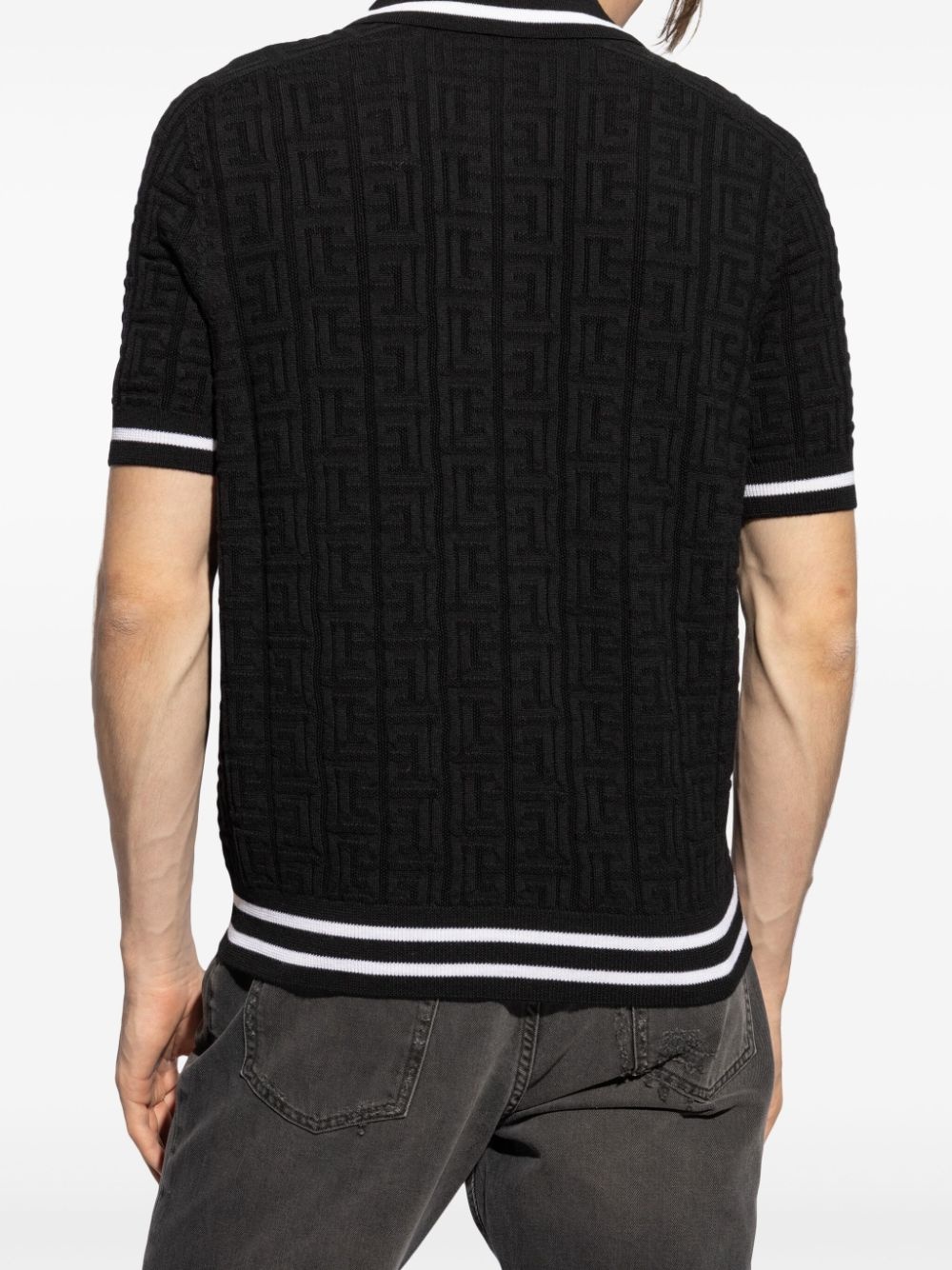 4G knitted polo shirt - 4