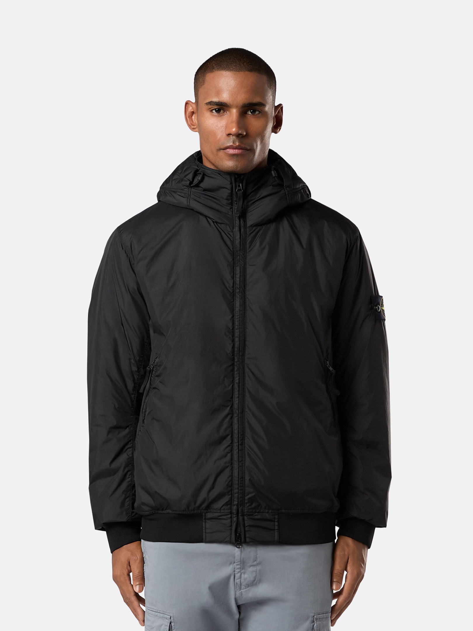 STONE　ISLAND Stone Island Men's Zip-Front Tie-Dye Hoodie | Neiman Marcus