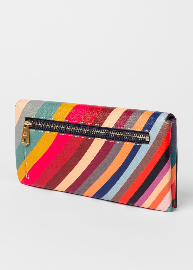 'Swirl' Leather Tri-Fold Purse 3