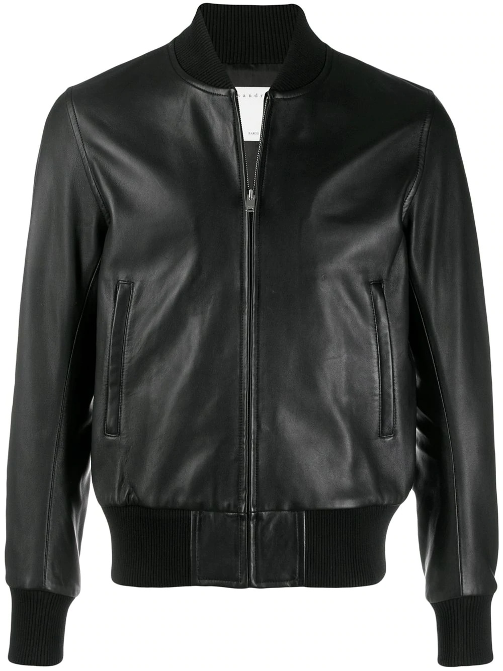 leather bomber jacket - 1