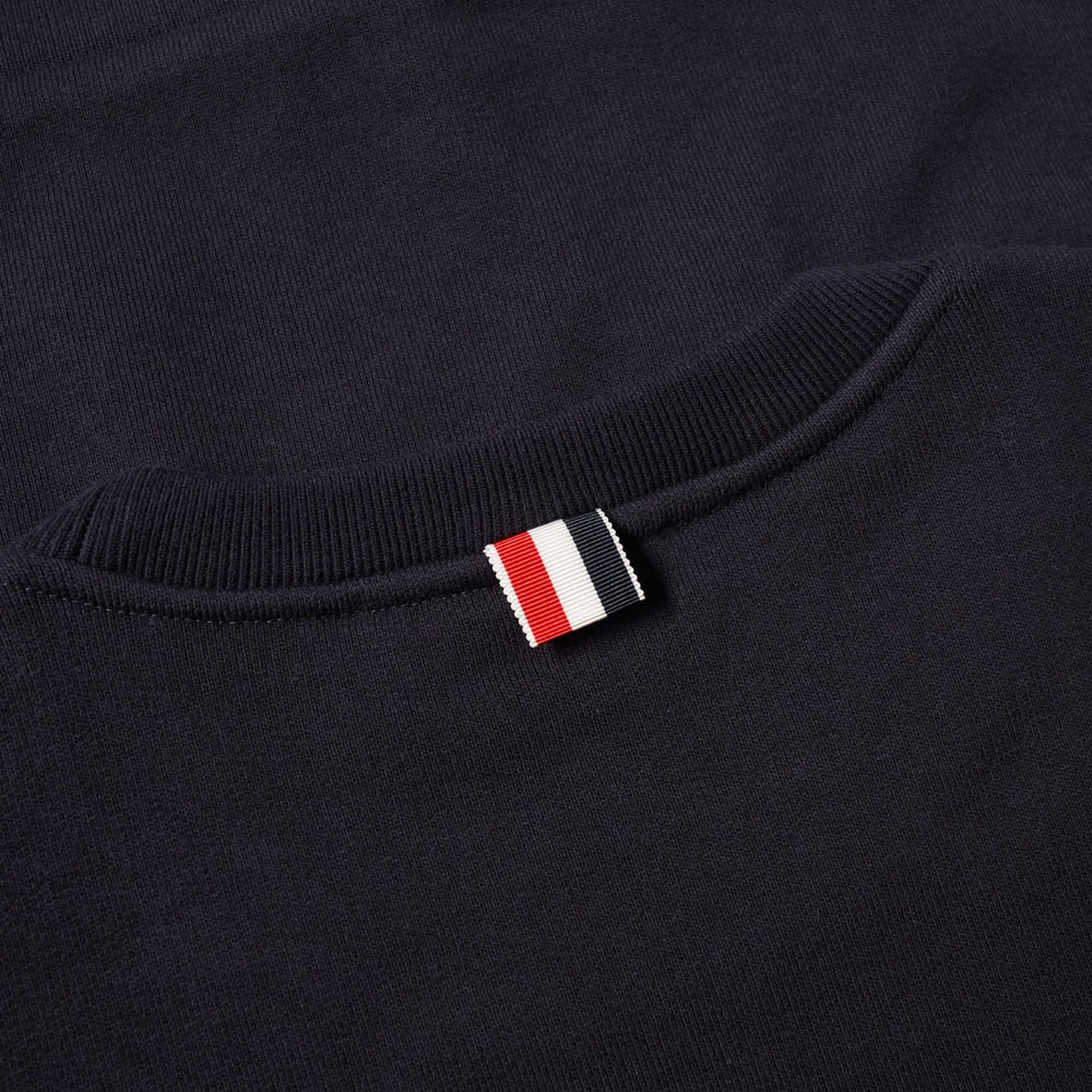 Thom Browne Embroidered 4 Bar Crew Sweat - 4