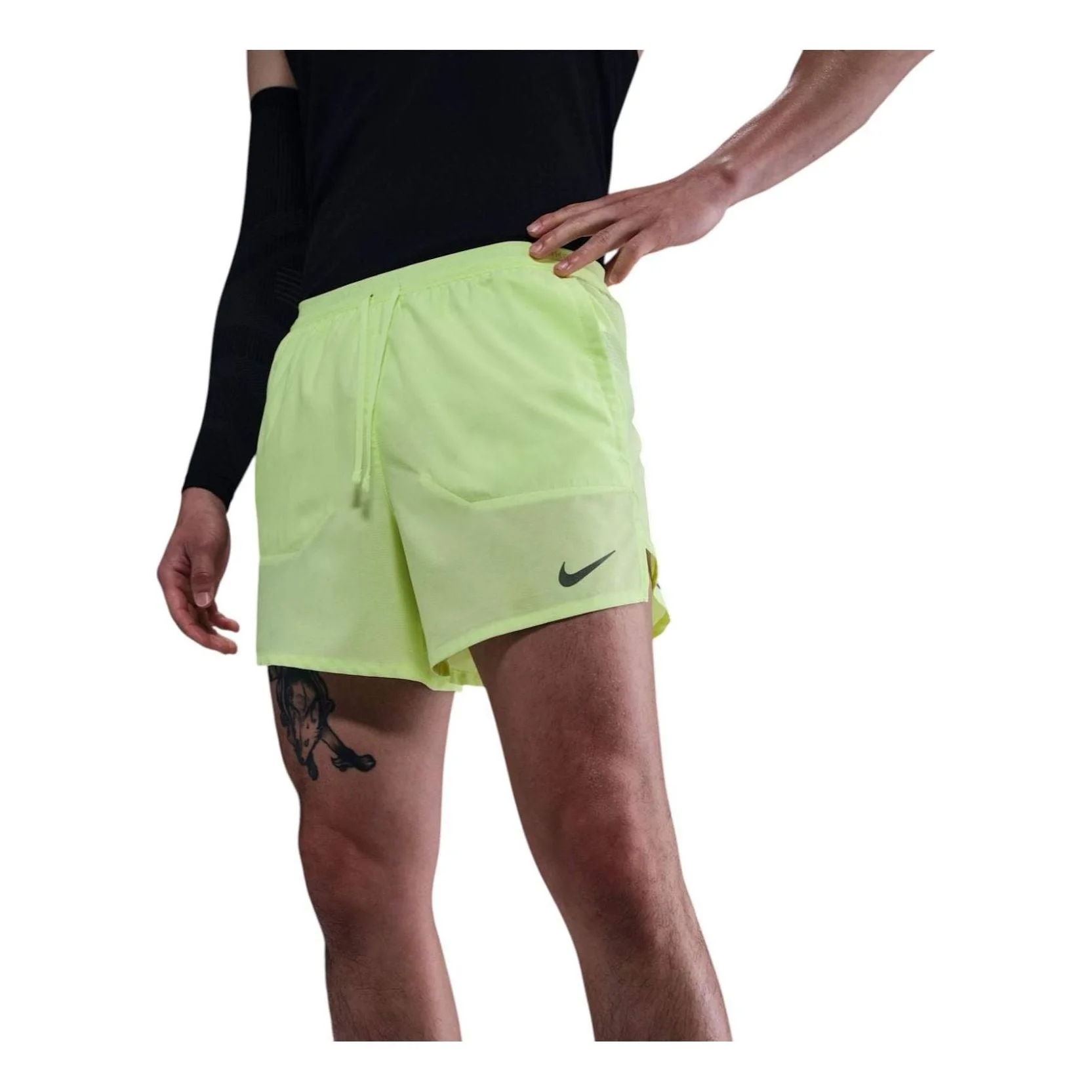 Nike Dri-FIT Stride 5" Hidden Lined Running Shorts 'Barely Volt' DM4756-701 - 1