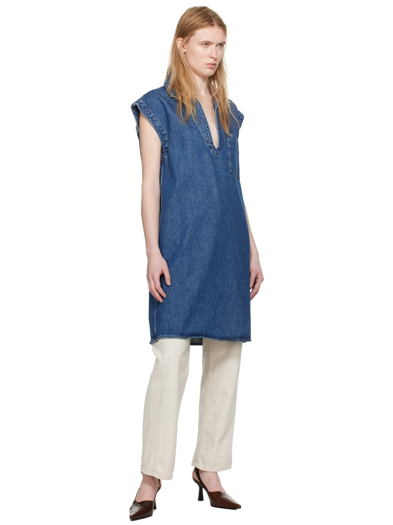 BITE Studios Blue Patch Pocket Denim Blouse outlook