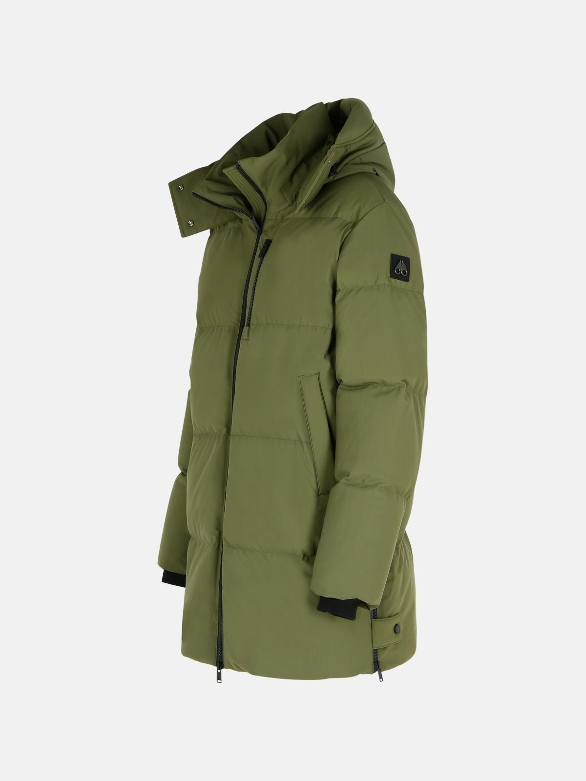 'CHELIA 3Q' GREEN NYLON BLEND PARKA - 2