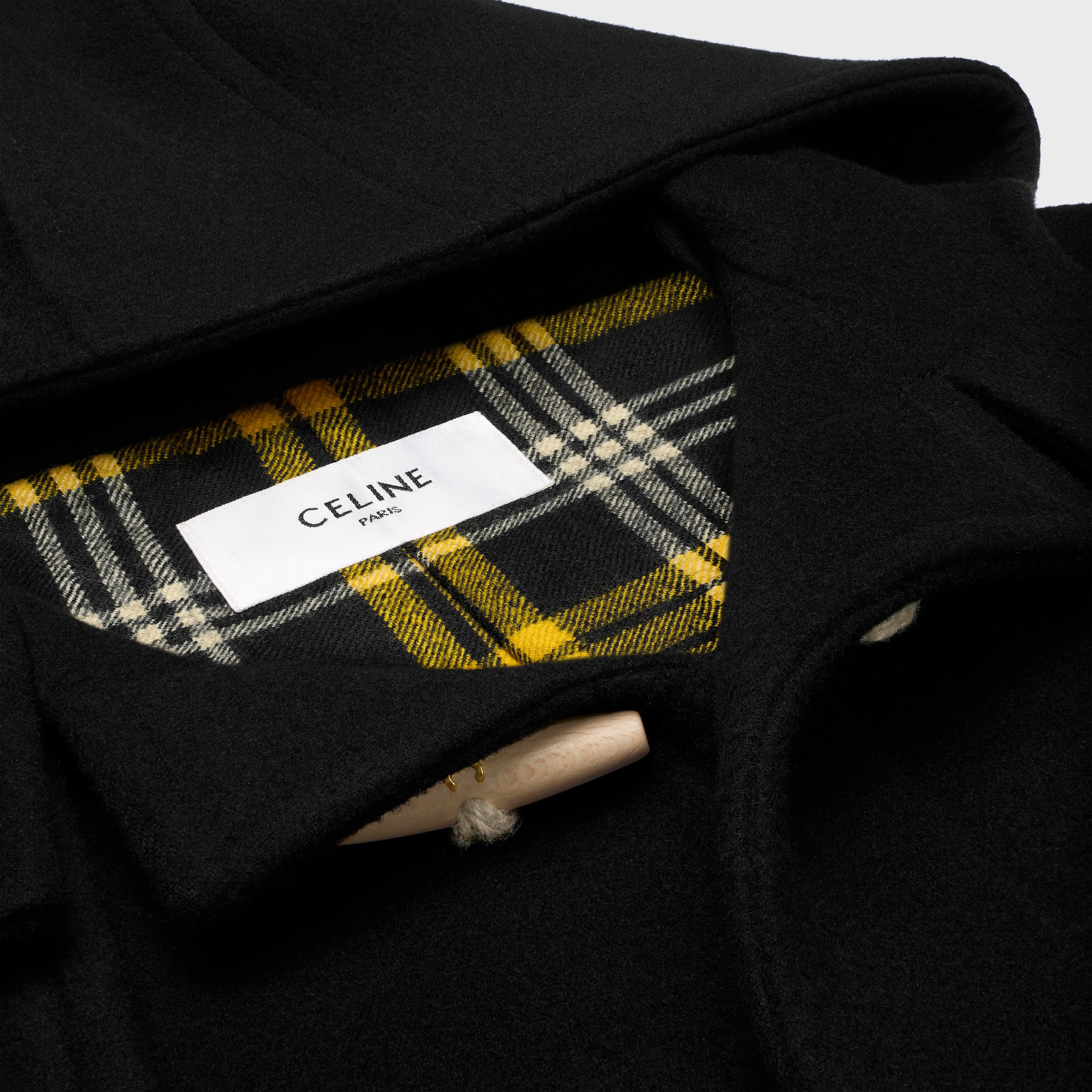 egg-shaped duffle-coat IN DOUBLE FACE CASHMERE - 3
