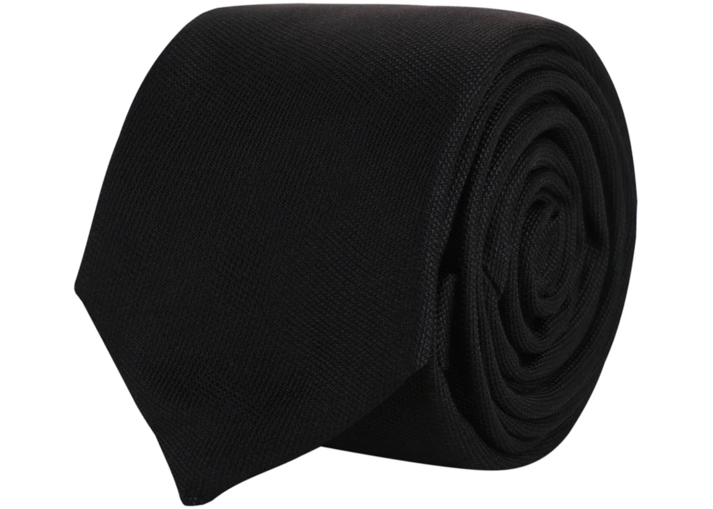 Givenchy Embroidered Silk Tie Black - 1