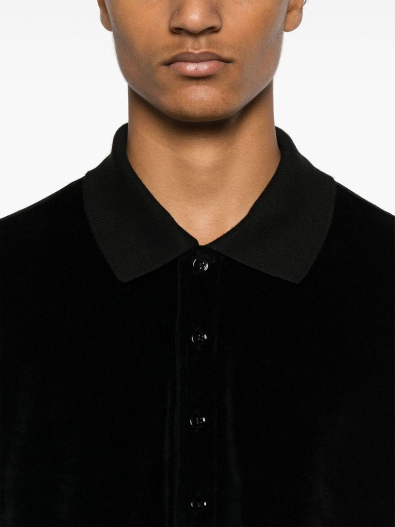velvet polo shirt 5
