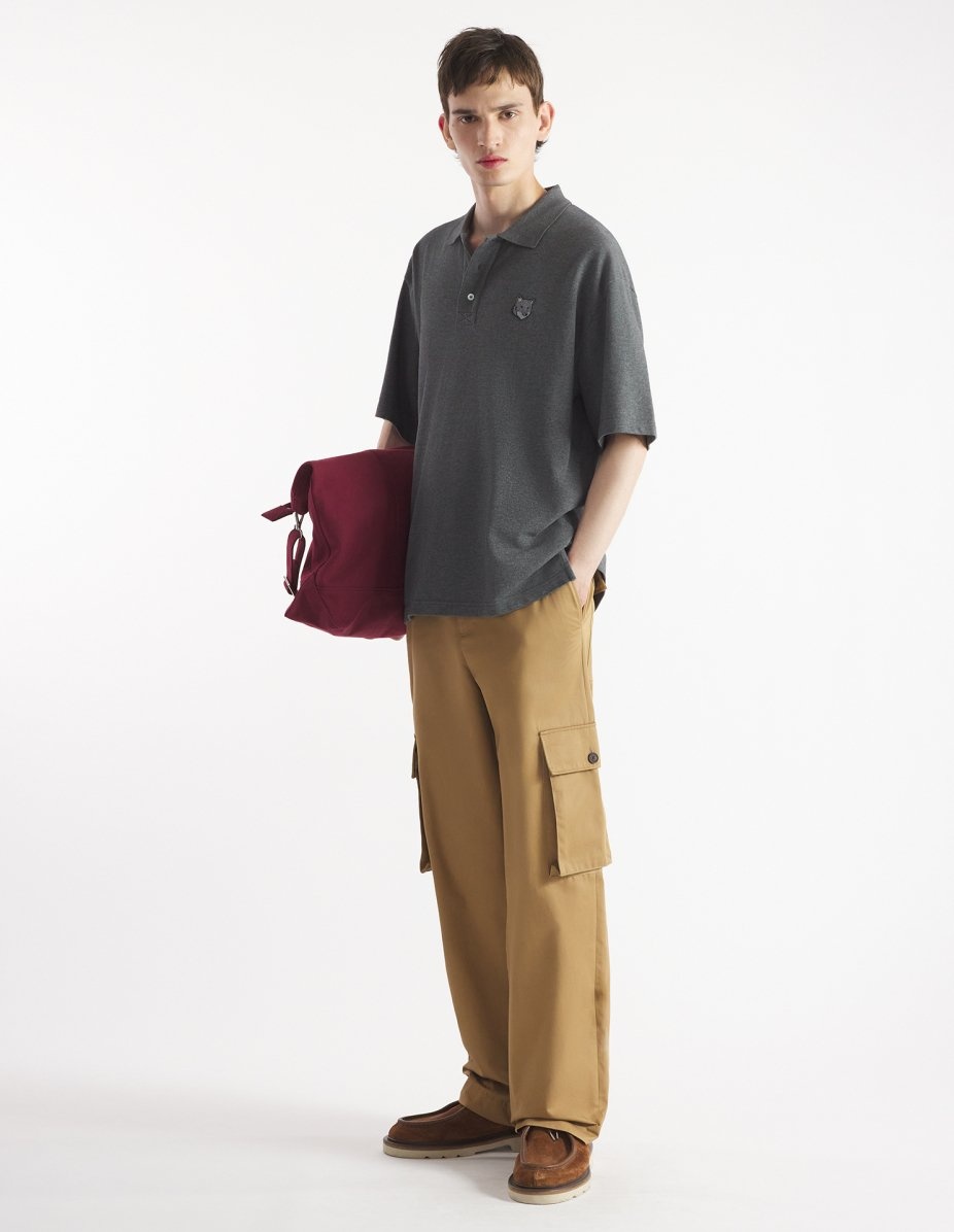 BOLD FOX HEAD PATCH OVERSIZE POLO - 2