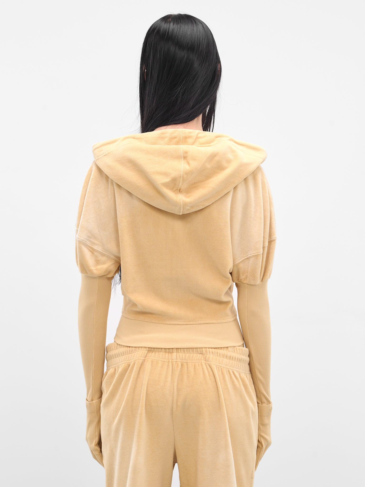Blonde Oversized Paris Zip Hoodie - 3