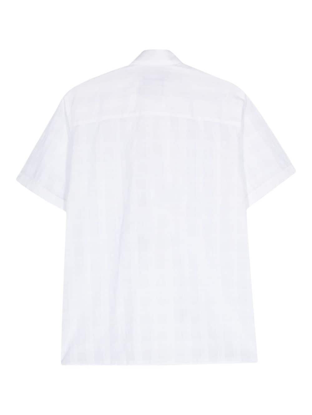 check-pattern cotton shirt - 2