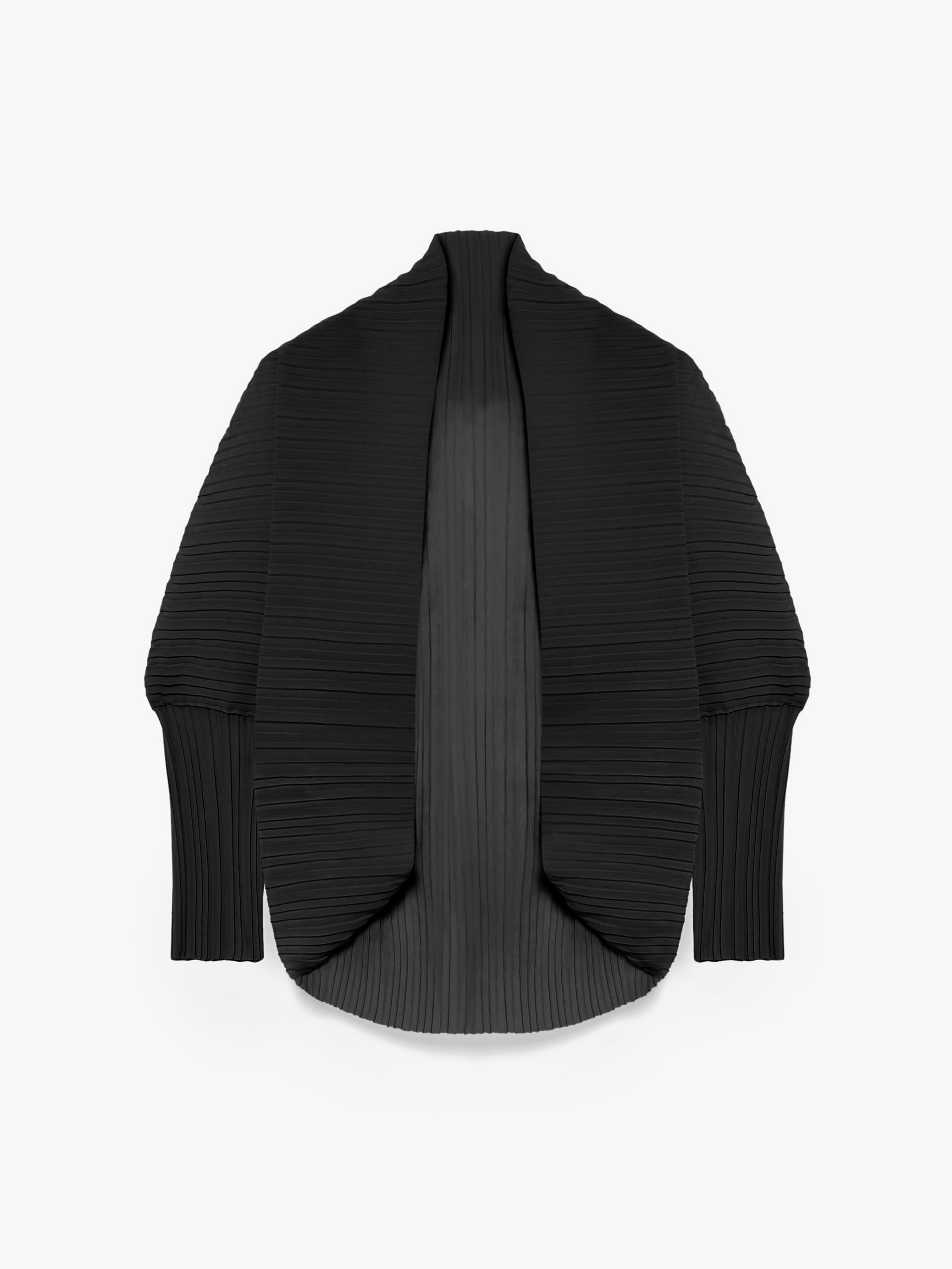 Plissé-pleated shrug - 1