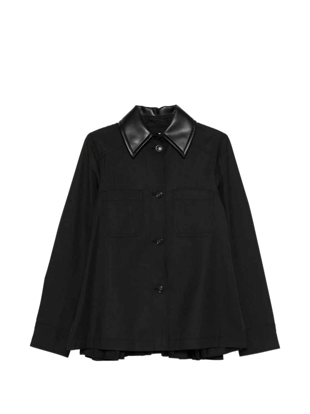 boxy collar jacket - 1