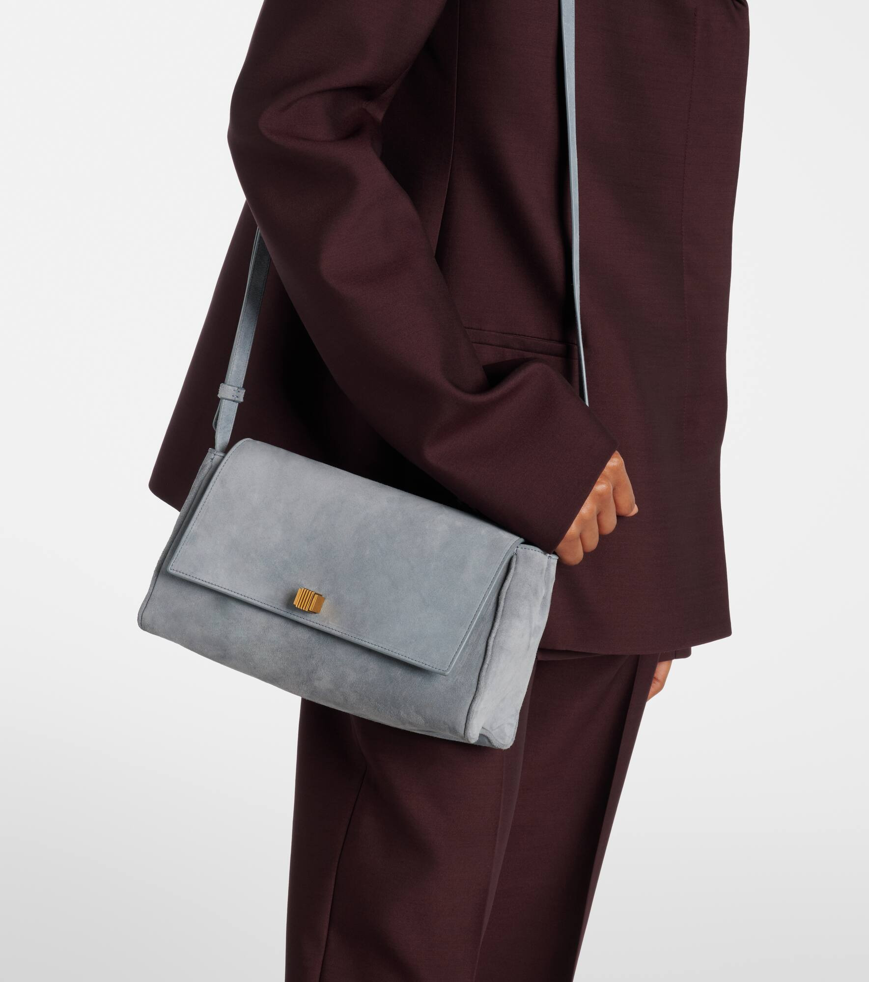 Audrey suede crossbody bag - 7