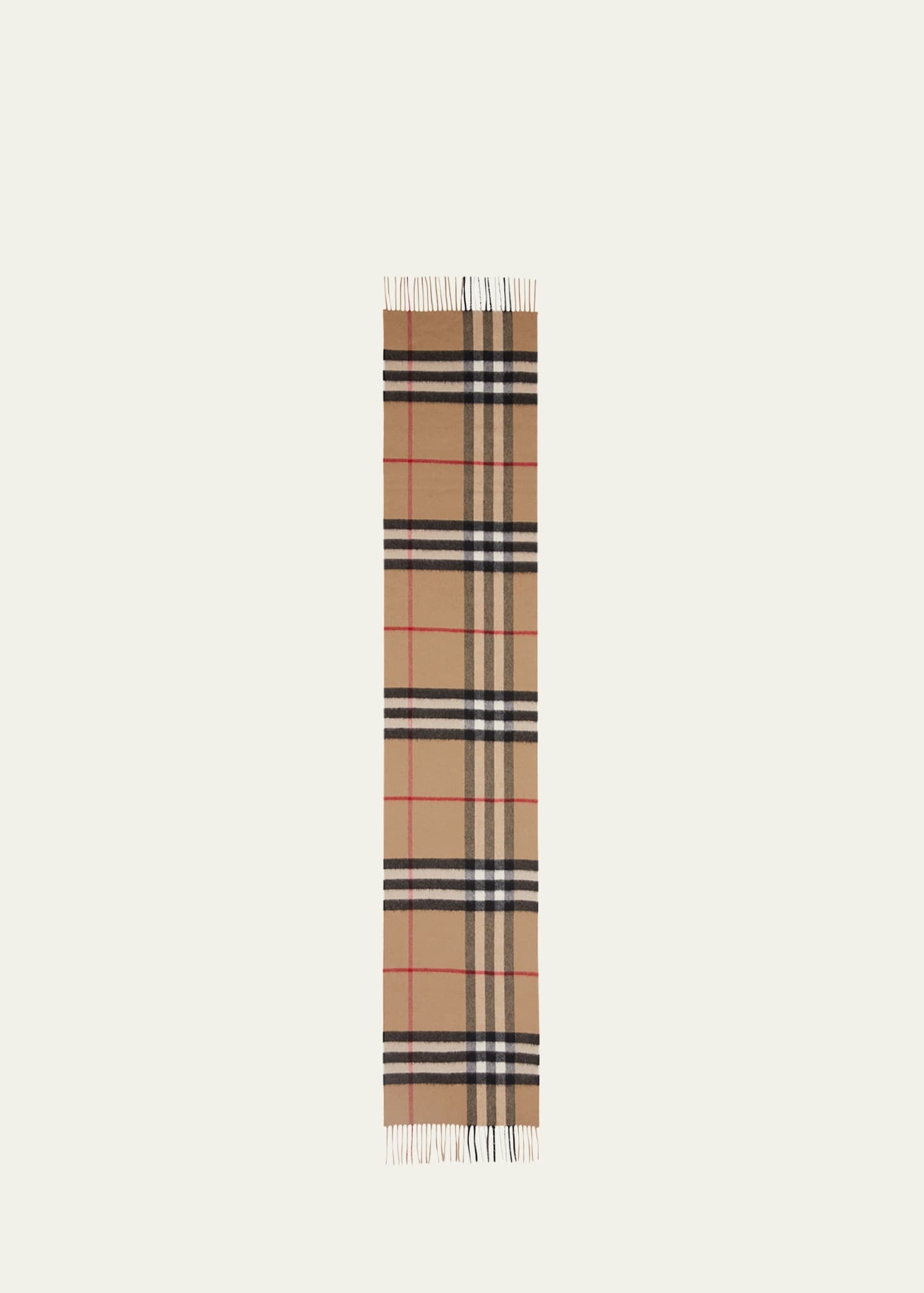 Giant Check Cashmere Scarf - 4