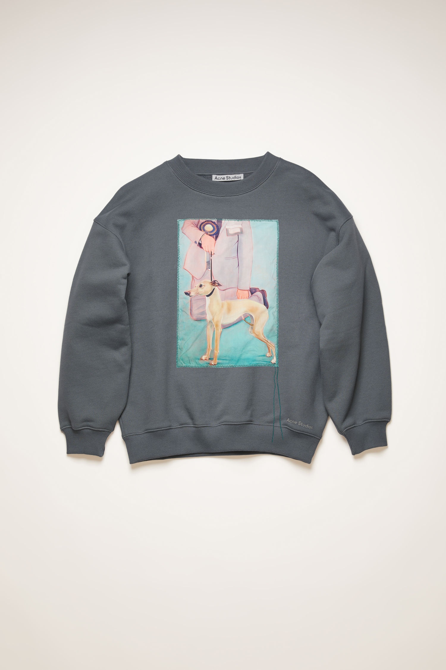 Dog-patch sweatshirt slate grey - 1