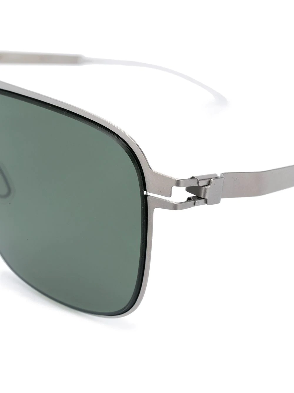 square-frame tinted sunglasses - 3