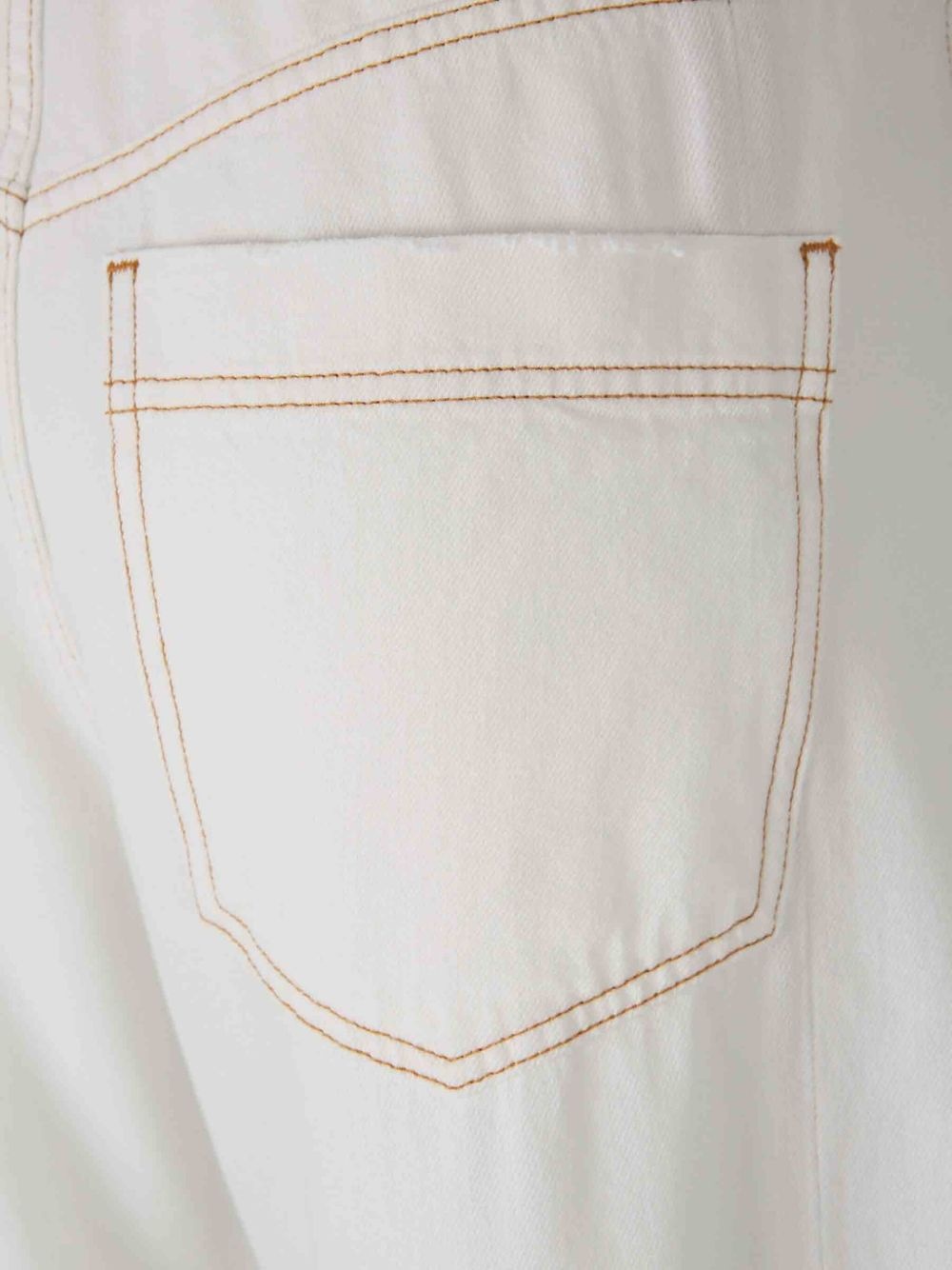 cotton-blend straight jeans - 6