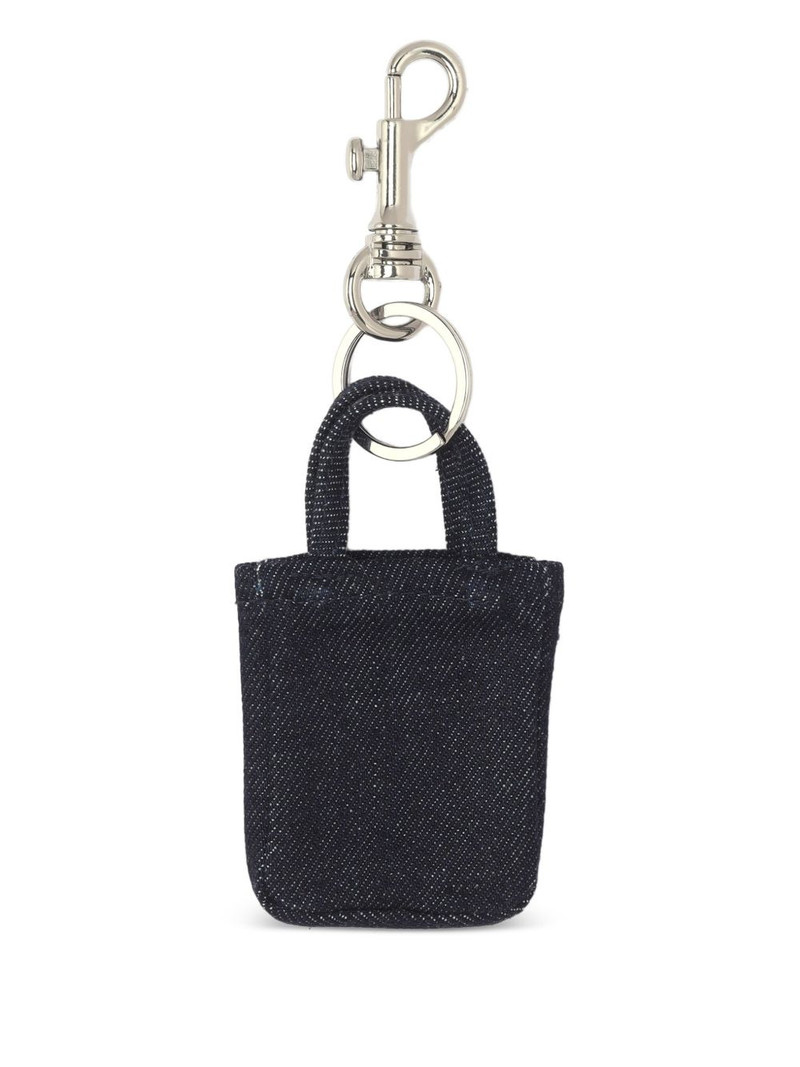 A.P.C. Tote Lou denim keychain outlook