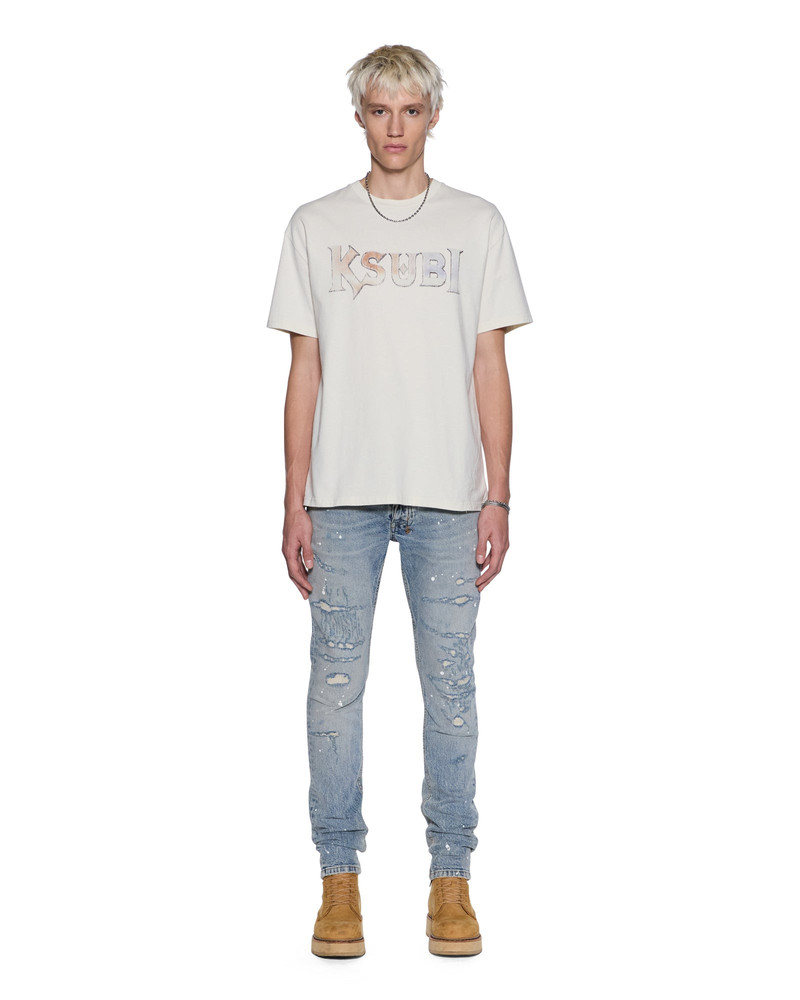 DEATH SNAKE BIGGIE SS TEE ANTIQUE WHITE 3