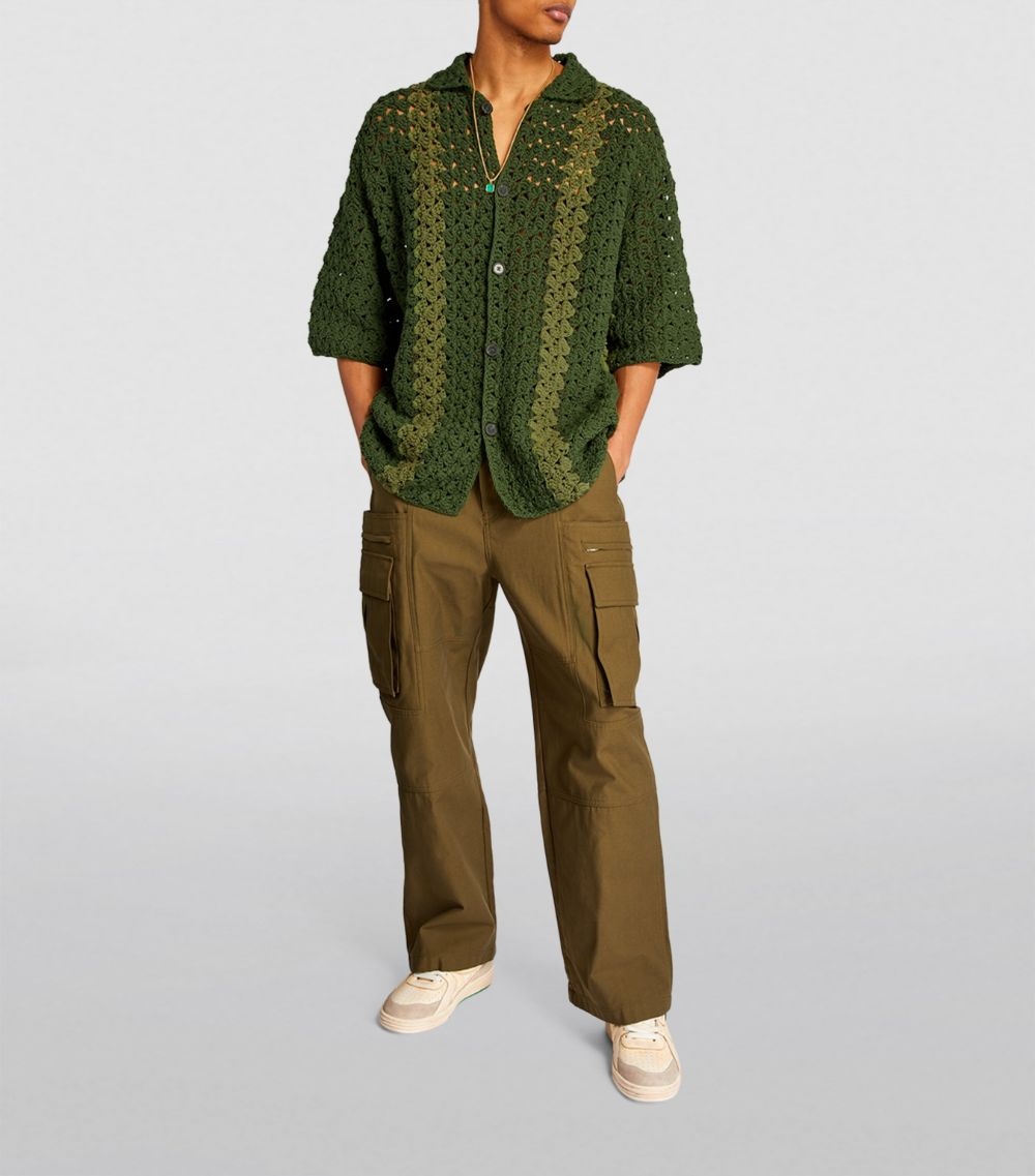 Cotton Crochet Shirt - 2
