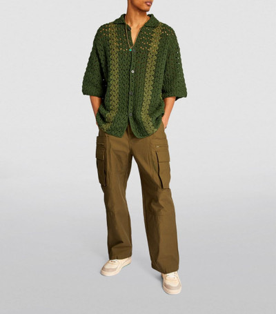 Wood Wood Cotton Crochet Shirt outlook