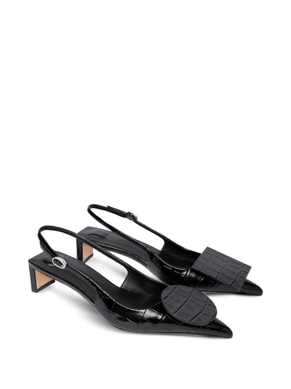 40mm Duelo crocodile-effect pumps - 2
