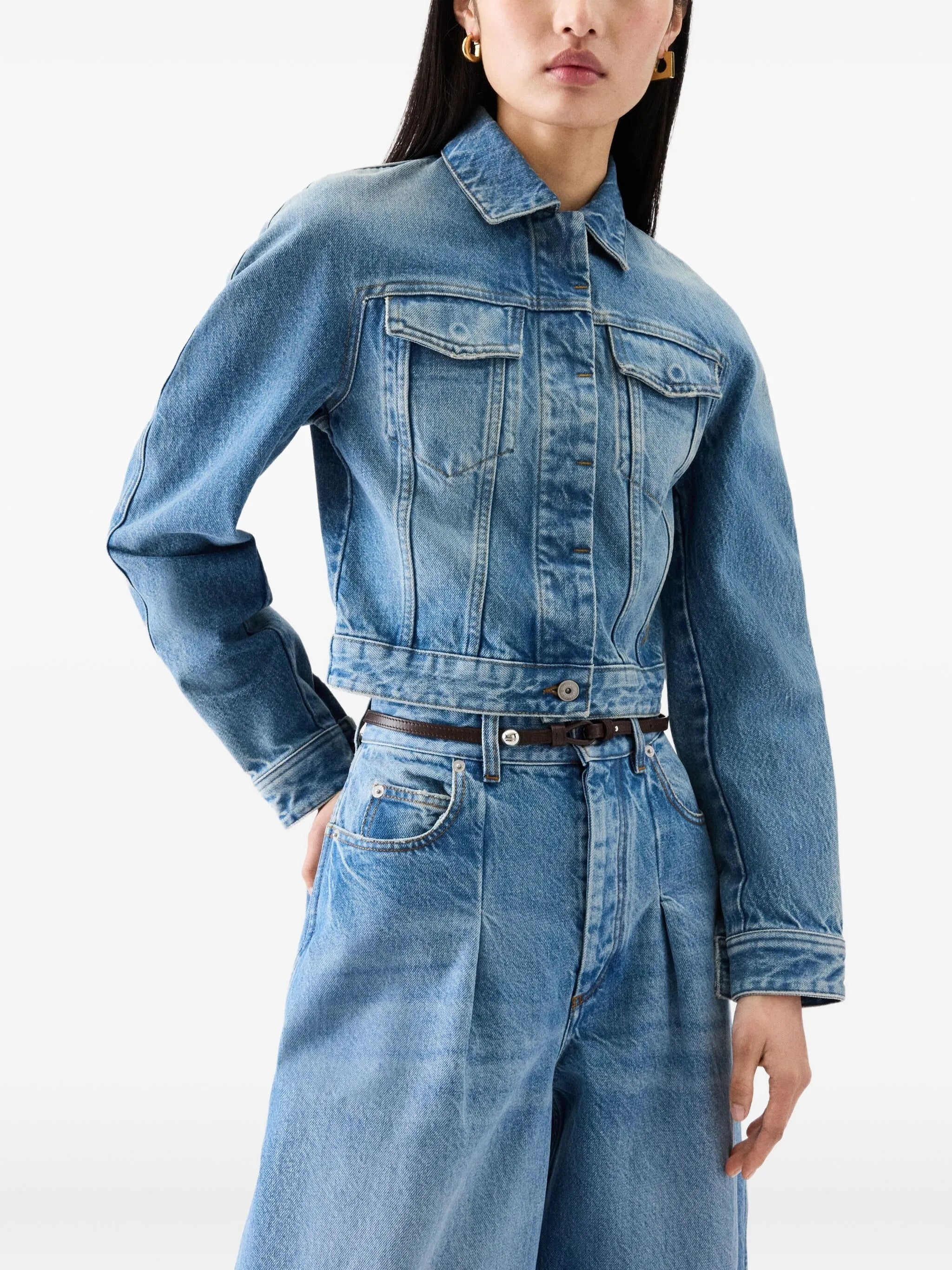 Jacquemus Denim Cropped Jacket - 2