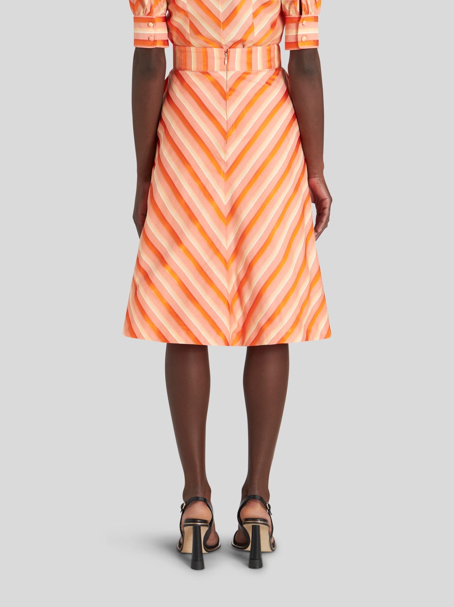DEGRADÉ STRIPED SKIRT - 4