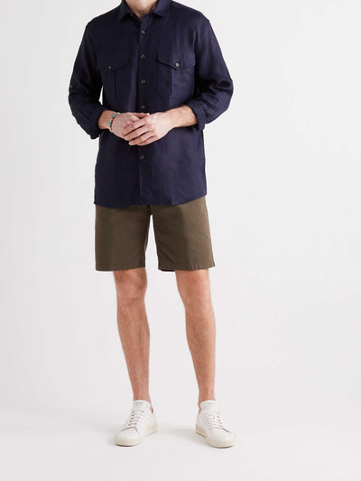 Loro Piana Slim-Fit Stretch-Cotton Bermuda Shorts outlook