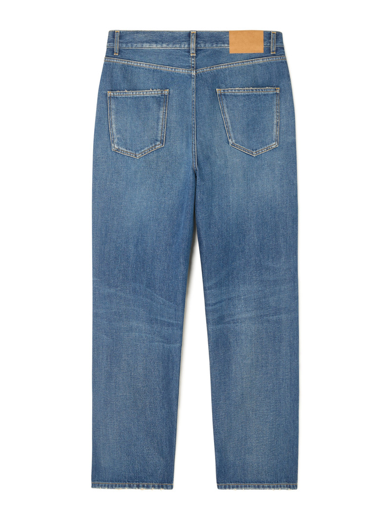 Medium Wash Denim Pants 3