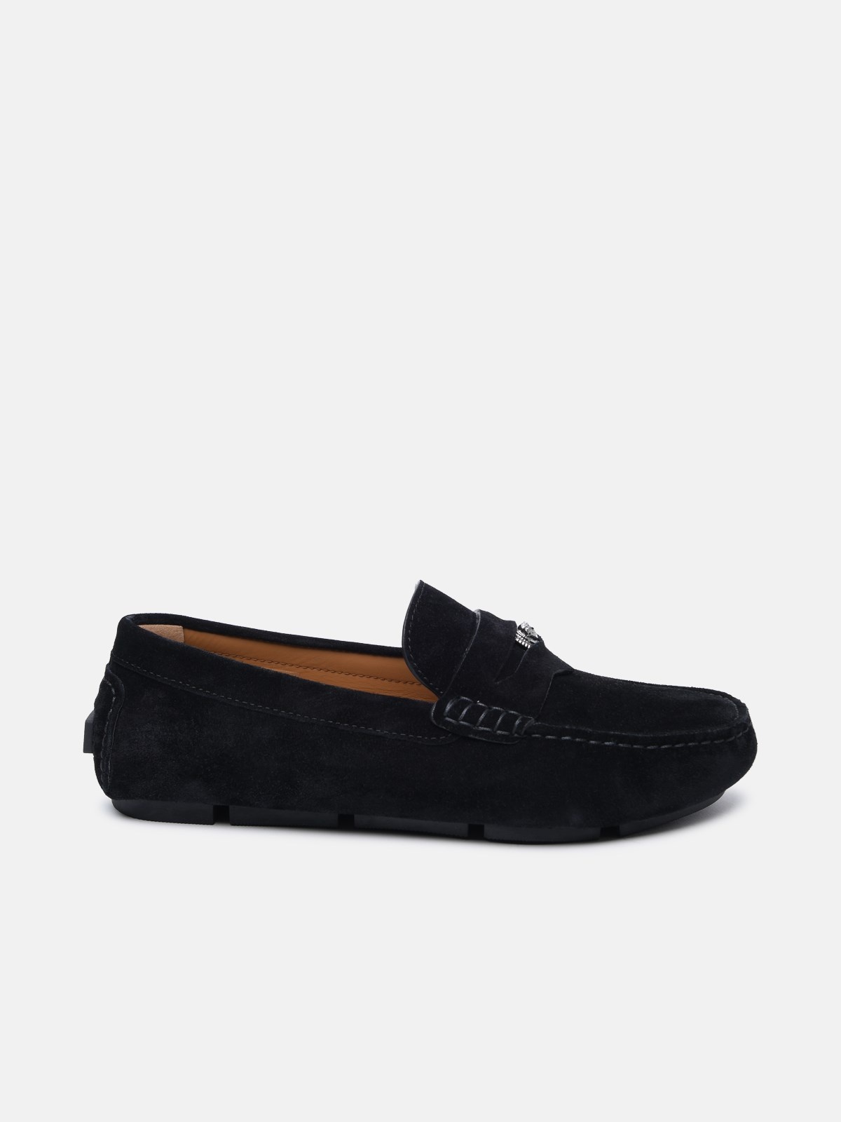 BLACK SUEDE LOAFERS - 1