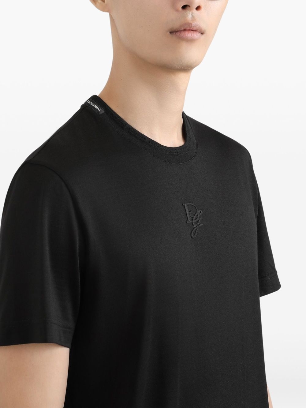 logo-embroidery T-shirt - 4
